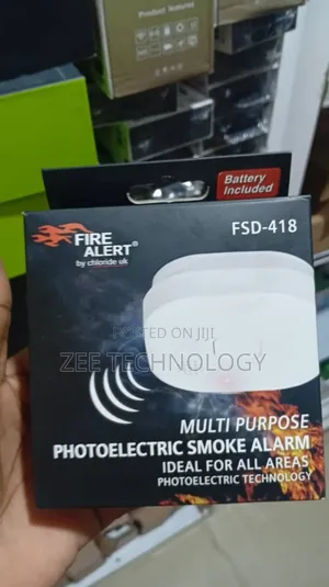 Chloride Uk Wireless Fire/Smoke Alarm Detector ( Battery Operated