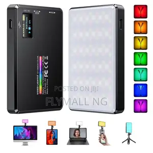 St-120 RGB Led Video Light Camera Bi-Color Vlog Youtube Photography