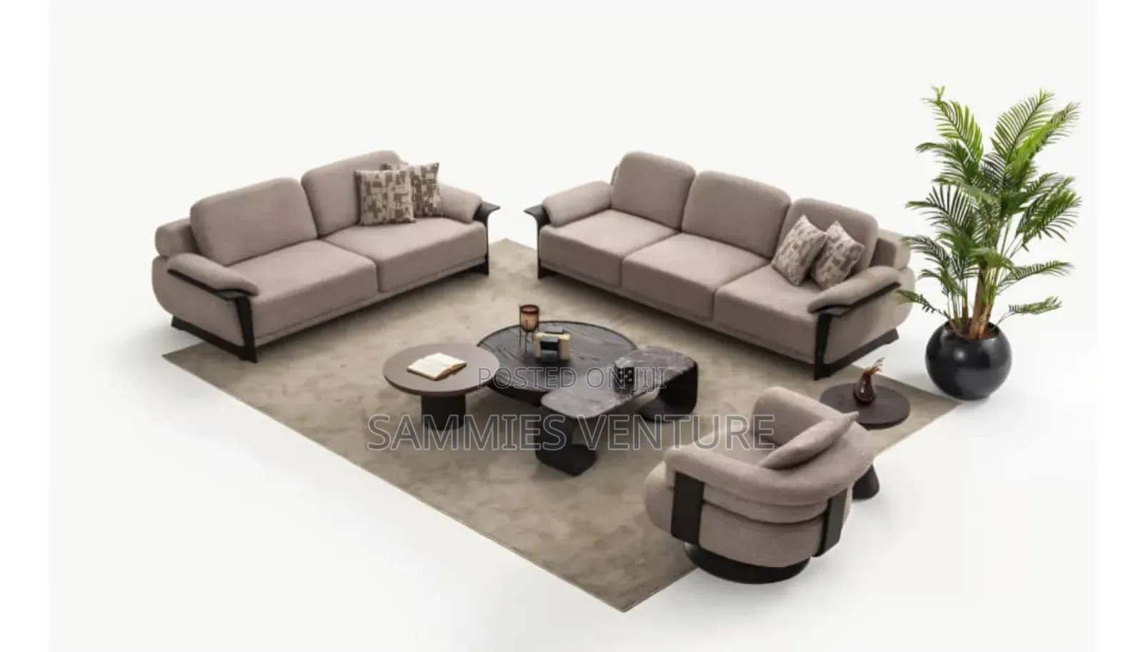 Theflon Sofa Set + Dining Set