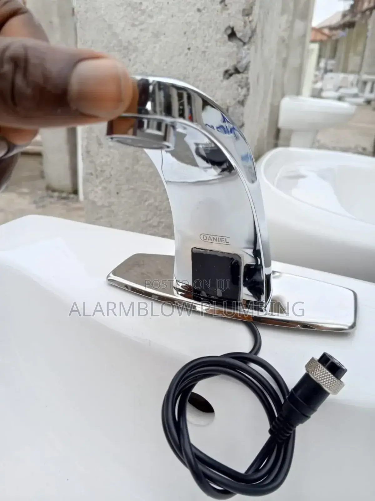 Daniel-Branded Automatic, Touchless Sensor Faucet.
