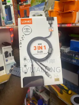 Ldnio Lc93 3-in-1 Fast Charging Cable