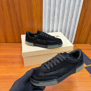 Luxury Update Dolce Gabbana Suede Perforated Portofino Yacht Shoes