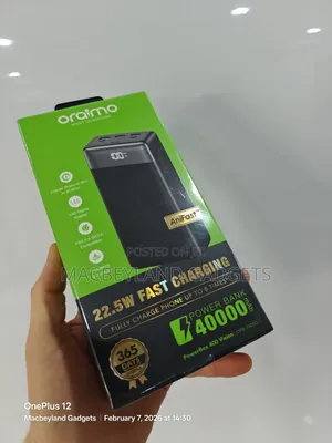 Brand New Oraimo 40,000mah Power Bank 22.5 Watts