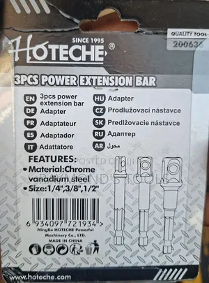 Impact 3pcs Power Extension Bar Hotech