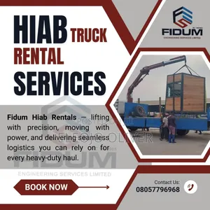 Self-Loader Hiab Truck for Rent in Ikoyi, Lagos