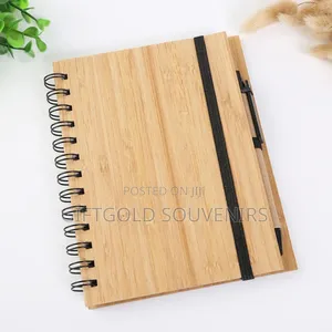 A5 Wooden Notebook With Pen