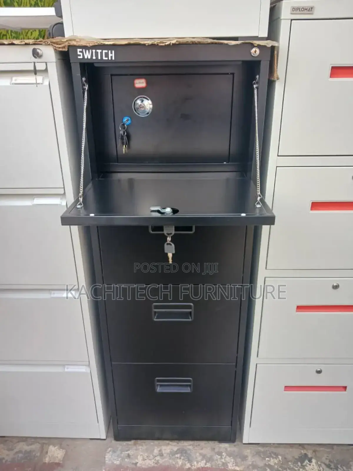 File Cabinet With Safe