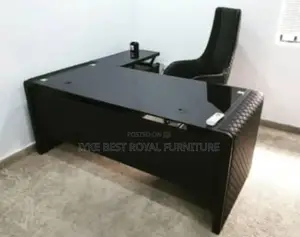 1.6miter Office Executive Tables With Extension and Mobile Drawers