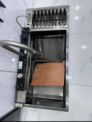 Full Set Smart Kitchen Sink With Racks