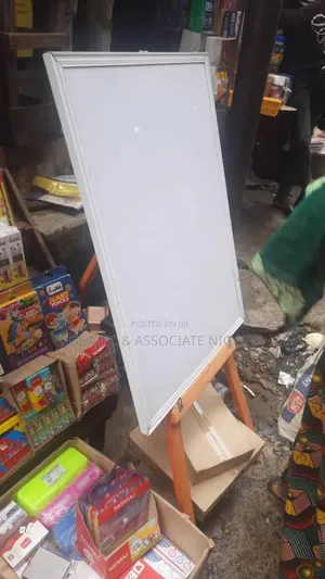 White Board With Stand Wooden Stand