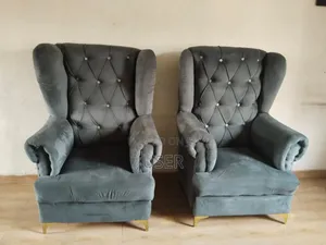 Tufted Wingback Chair