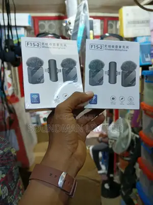 F15 2 in 1 Wireless Phone Microphone for Vlog Content Creators Mic