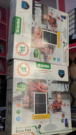 SPL 16" Multi-Functional Solar Fan.