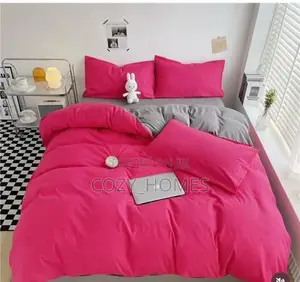 Reversible 2-Shade Bedsheet Duvet Set – Any Color Combo Available(4x6)