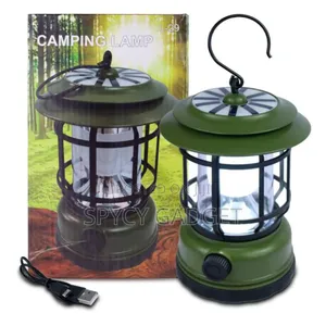 Portable Rechargeable Solar Led Camping Lamp