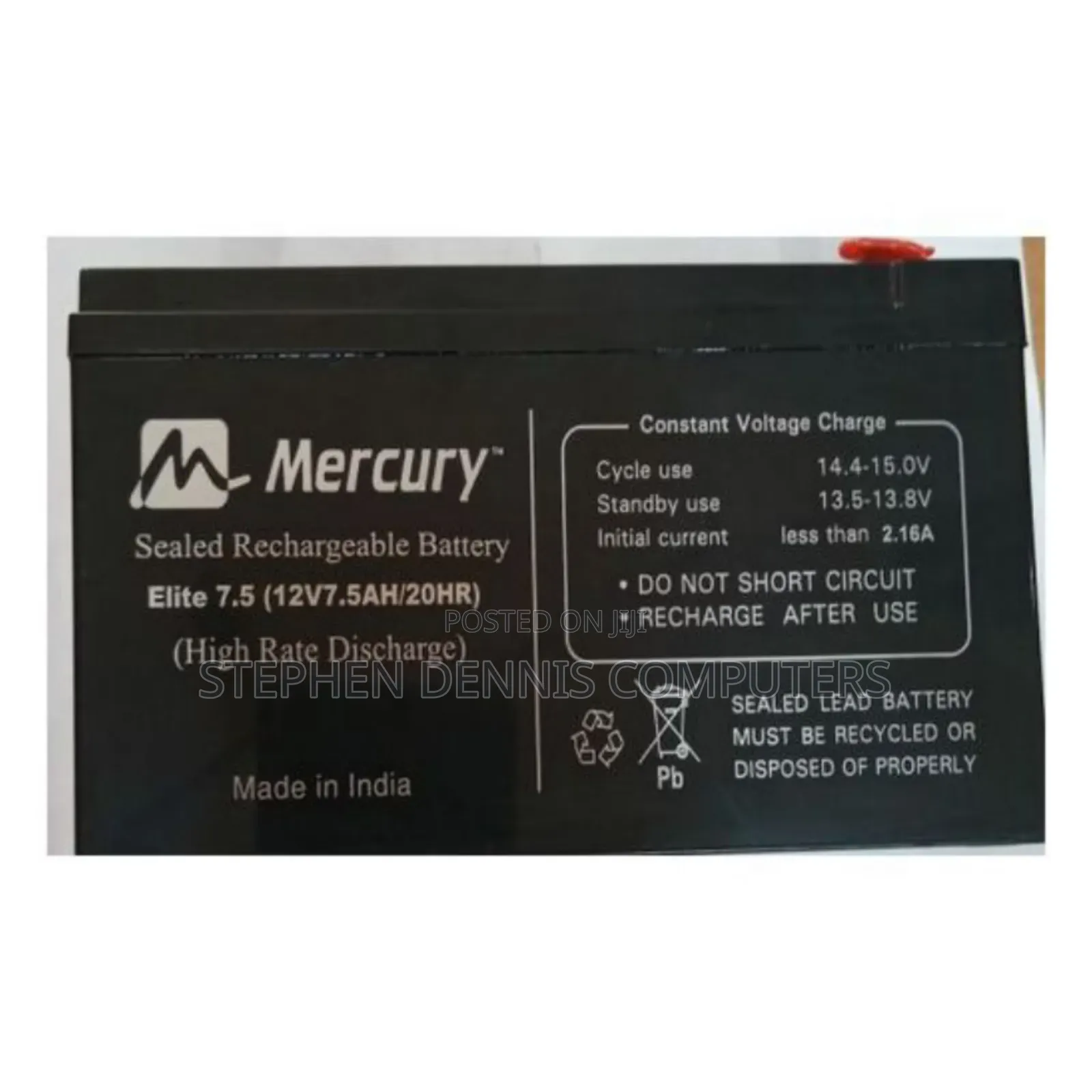 Mercury Ups Battery
