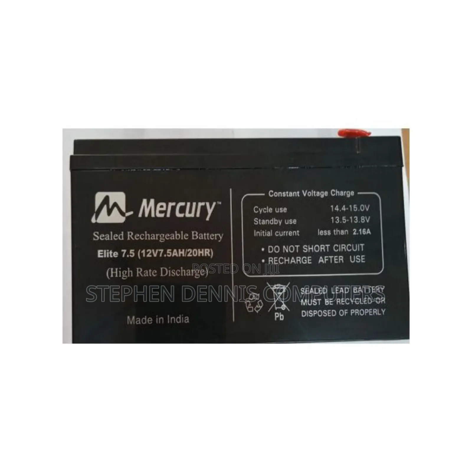 Mercury Ups Battery