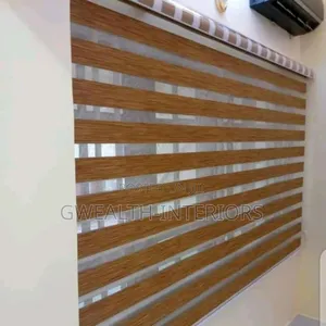 Light Brown Window Blinds