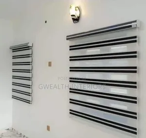 White and Black Day and Night Blinds
