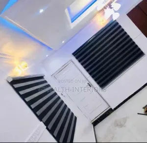 Black Day and Night Window Blinds