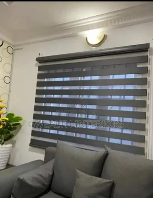 Gray Window Blinds