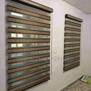Fendi Brown Day and Night Window Blinds