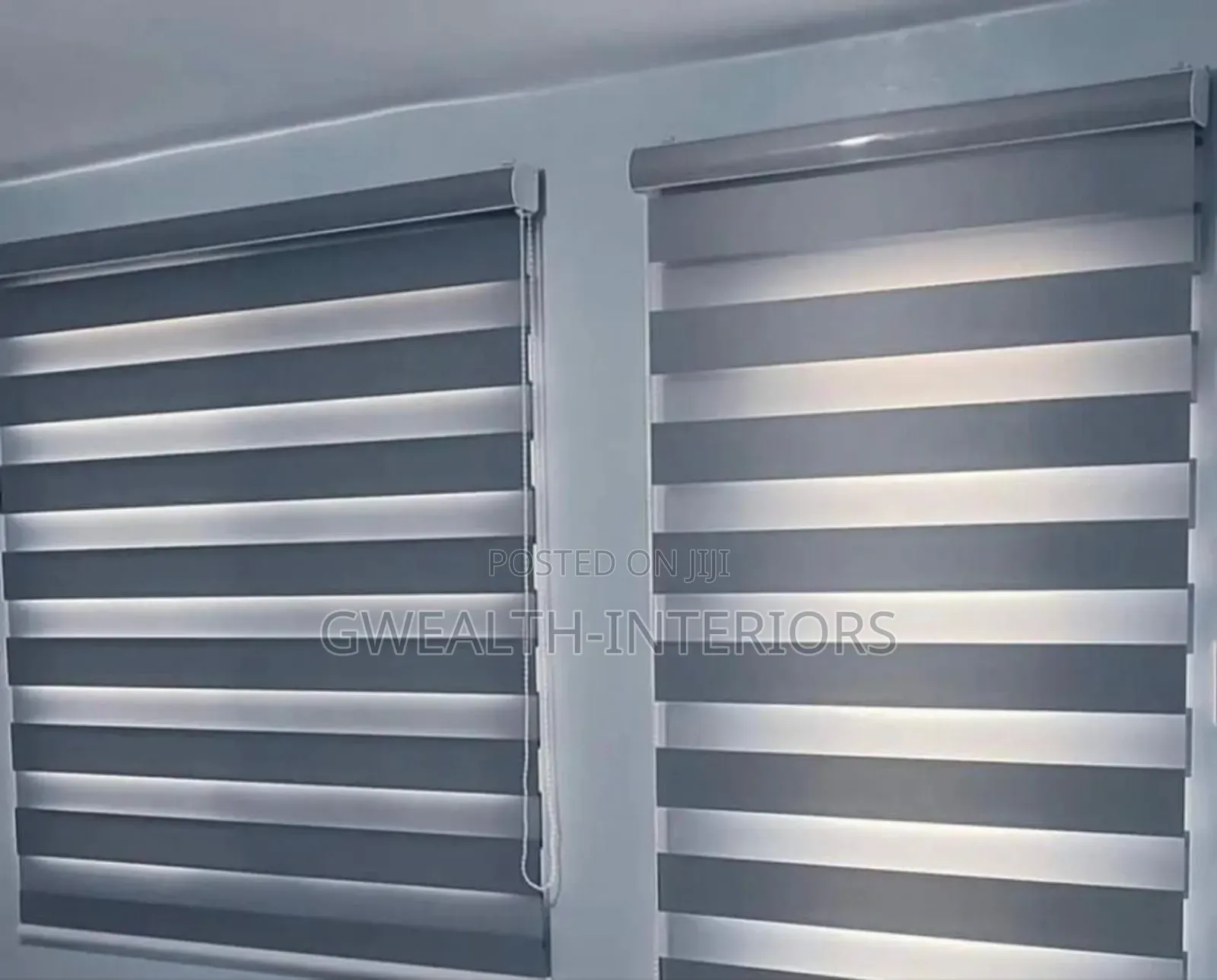 Light Gray Turkish Window Blinds