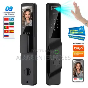 Video Call Function 3d Face Smart Door Lock Palm Vein Wifi Tuya App