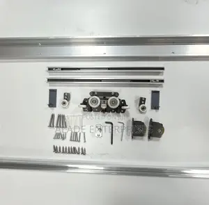 1.5m Modern Soft Close Zinc Alloy Ghost Door Sliding Roller Hardware