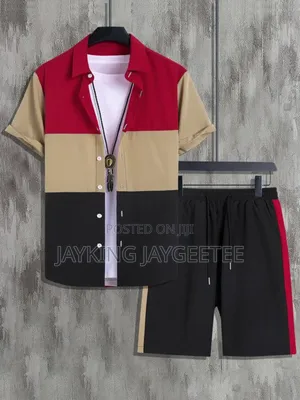 Men S Casual Shirt and Short