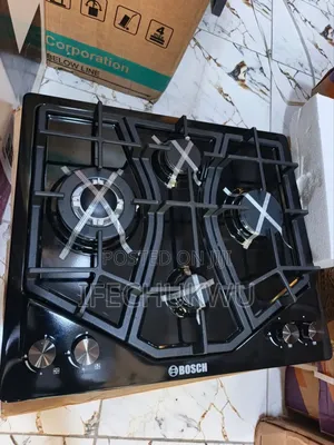 Original Quality Bosch Built-in 4 Burners Black Steel Gas Gas Cooker