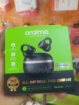 Original Oraimo Earbuds Delivering Powerful Bass and Clear Calls.