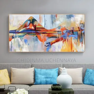 Abstract Mountain Landscape Canvas Printing