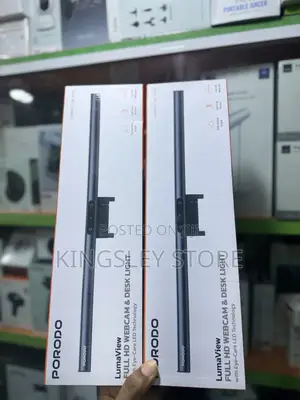 Porodo Lumaview Full Hd Webcam Desk Light With Eyecare Led Technology