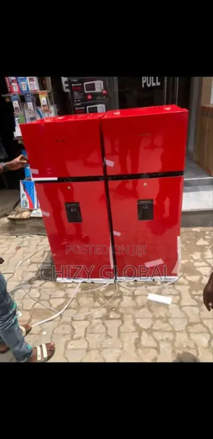 Hisense Red Refrigerator With a Year Warranty Safe Delivery