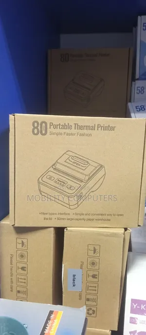 80mm Portable Mobile Thermal Printer Bluetooth for Receipt