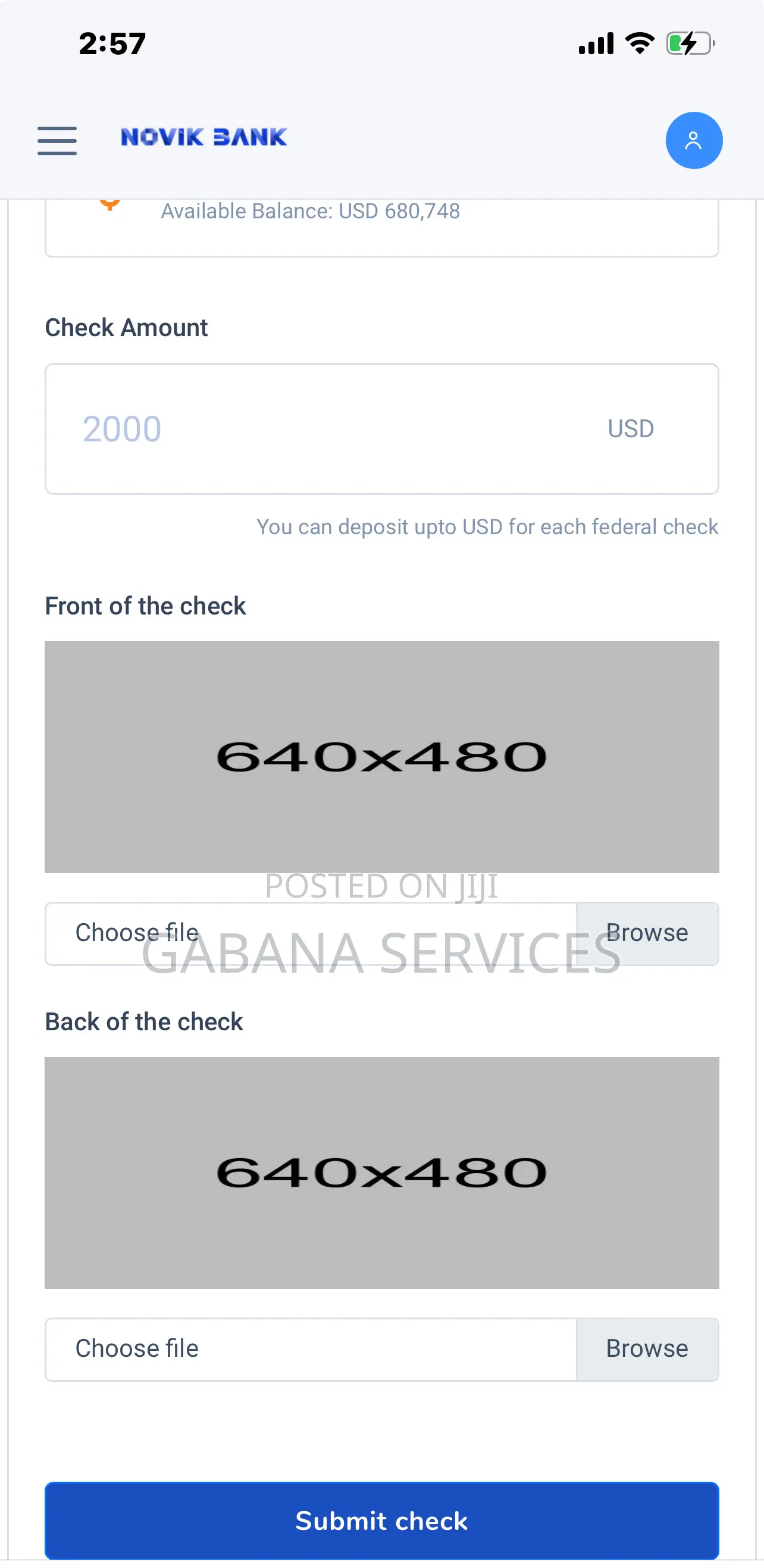 Online Banking Website