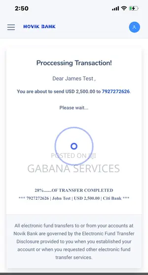 Online Banking Website