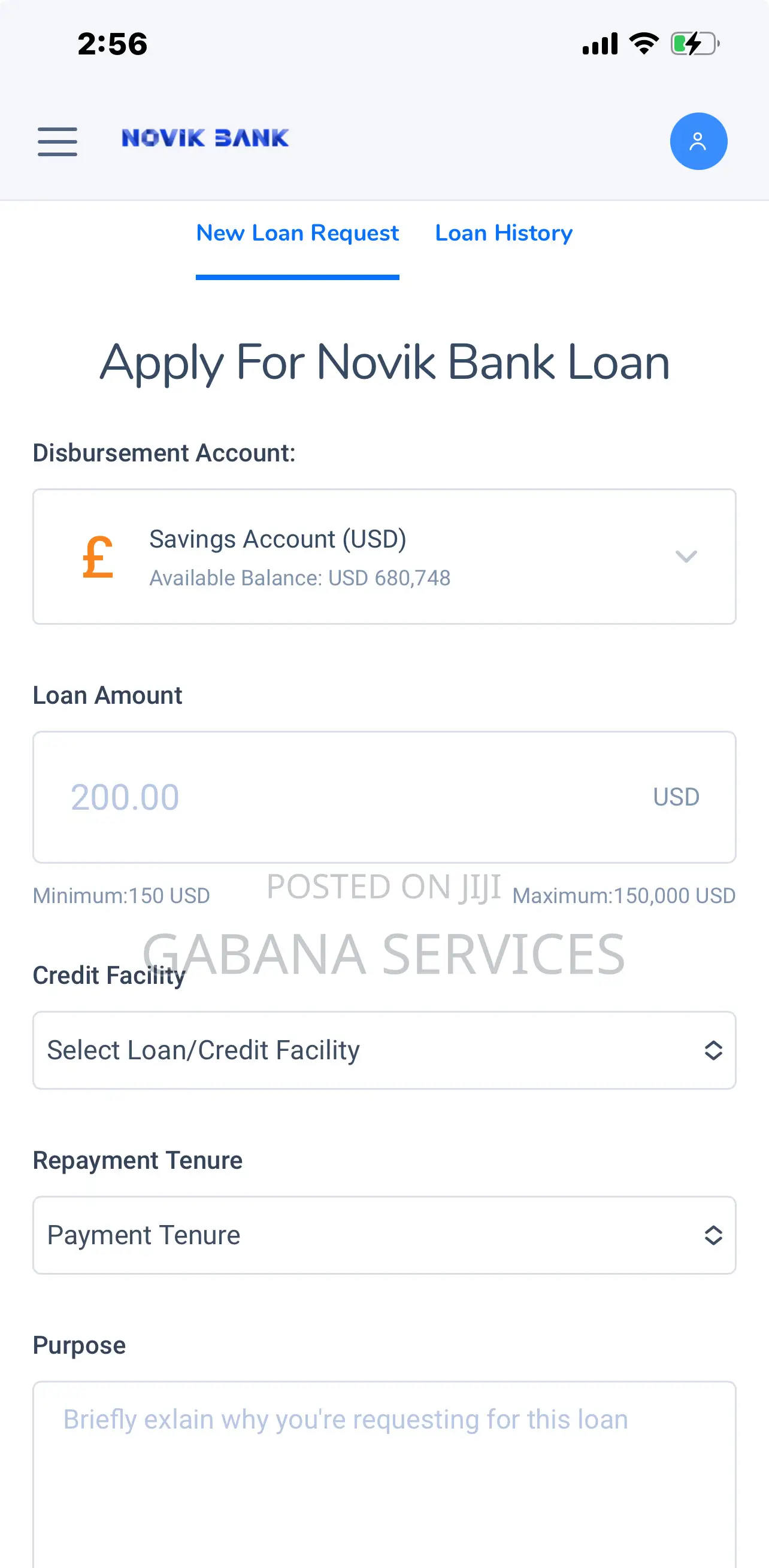 Online Banking Website