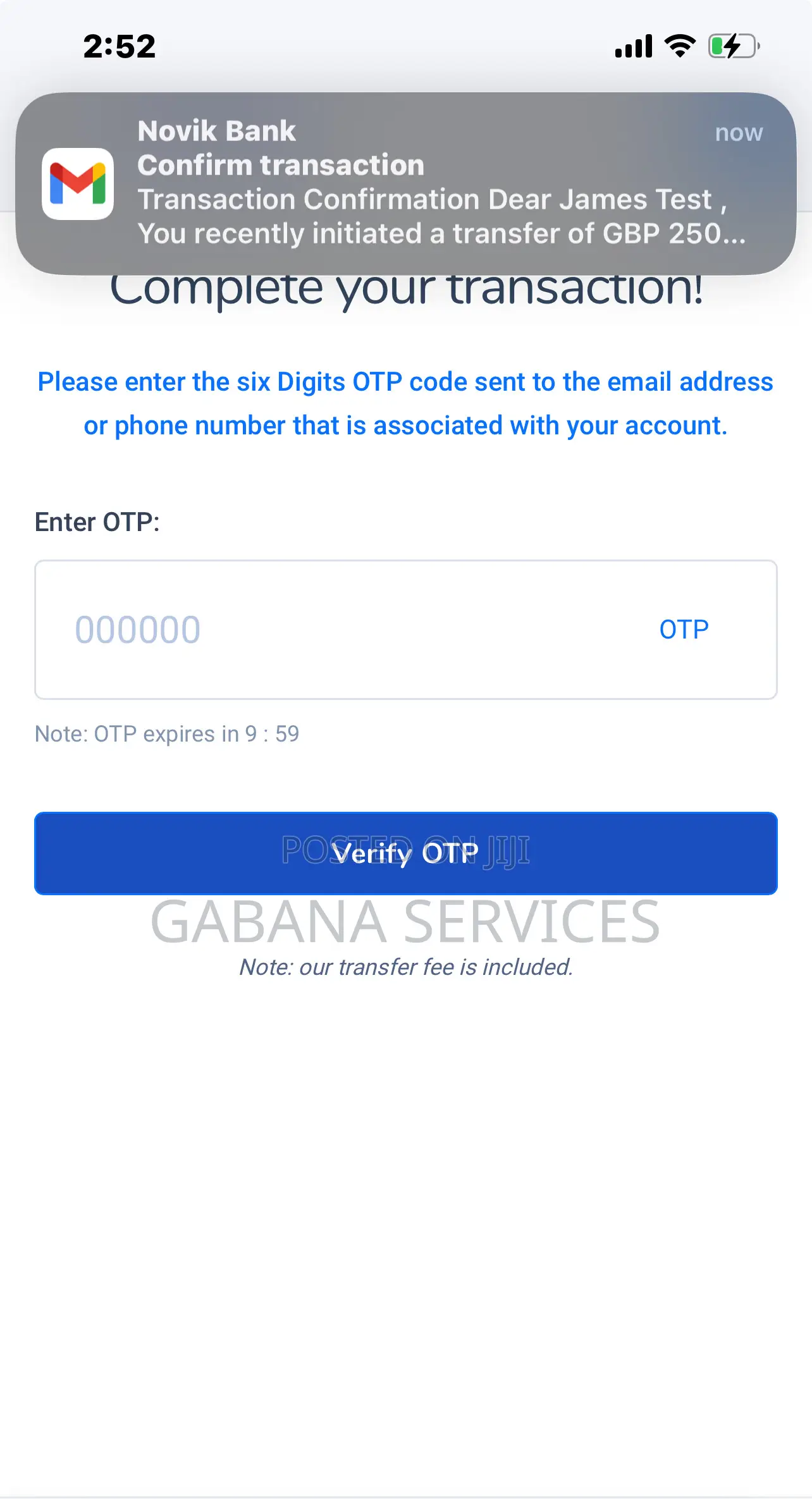 Online Banking Website
