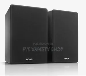 Denon Scn10 Bookshelf Speakers, Black