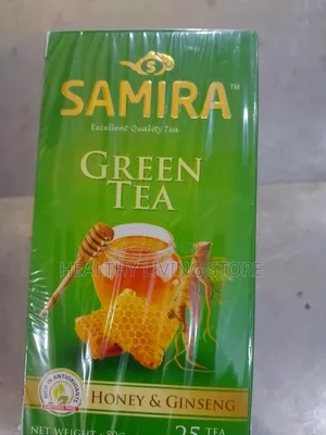 Samira Green Tea (Honey And Gingseng, 25 Tea Bags)