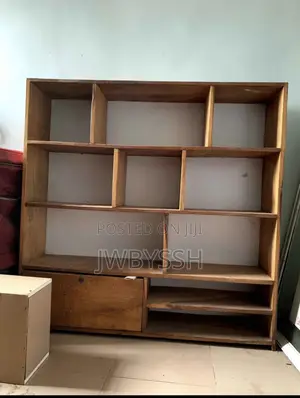 Wooden Shelf / Display Cabinet – Strong Spacious