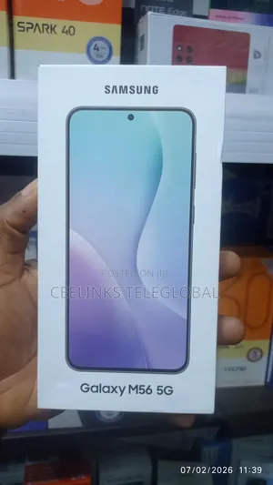 New Samsung Galaxy M56 5G 256 GB Blue