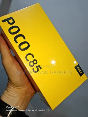 New Xiaomi Poco C85 4G 128 GB Black