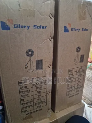 Glory Rechargeable Solar Fan