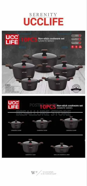 10 Pieces Non Stick Cookware