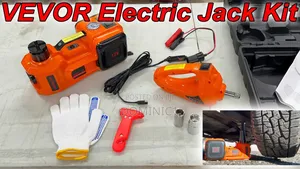 Electric Hydraulic Car Jack And Impact Wrench Kit