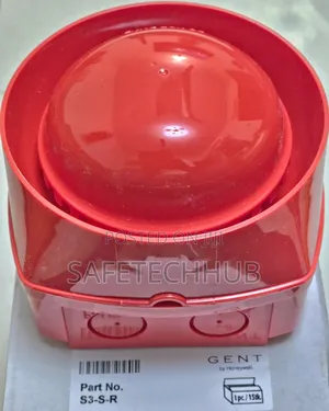 Gent S3-sn-r Fire Alarm Addressable Sounder With Red Body