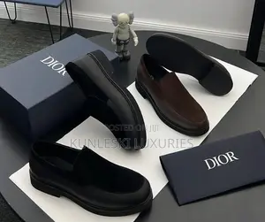 Original Christian Dior Leather / Suede Loafers Shoes